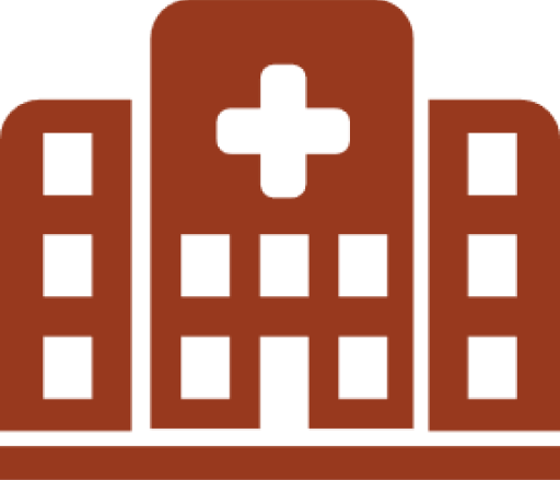 Health Systems icon of hospital building